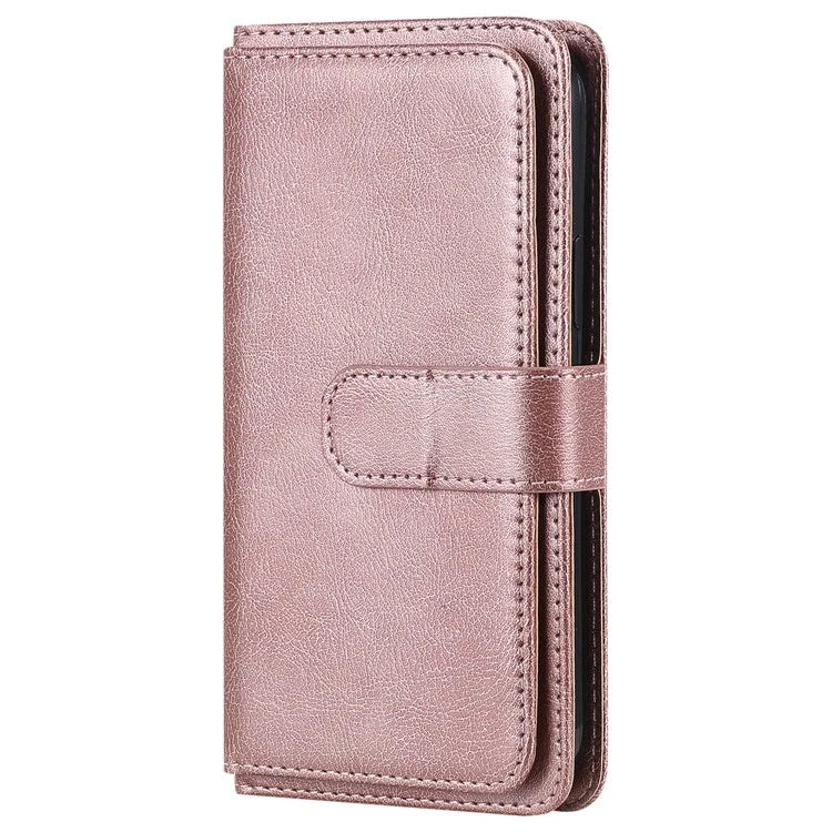 KT Multi-Functional Series-1 For Realme 13 Pro 5G / 13 Pro+ 5G / P1 Pro 5G / 12 Pro 5G / 12 Pro+ 5G Case 10 Card Holder Leather Phone Cover Stand