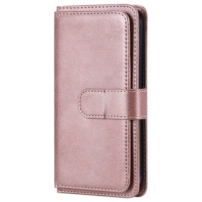 KT Multi-Functional Series-1 For Realme 13 Pro 5G / 13 Pro+ 5G / P1 Pro 5G / 12 Pro 5G / 12 Pro+ 5G Case 10 Card Holder Leather Phone Cover Stand