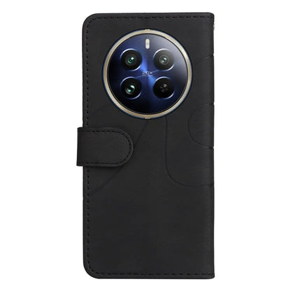 KT Leather Series-1 For Realme 13 Pro 5G / 13 Pro+ 5G / P1 Pro 5G / 12 Pro 5G / 12 Pro+ 5G Leather Case Color Splicing Phone Cover Wallet Stand
