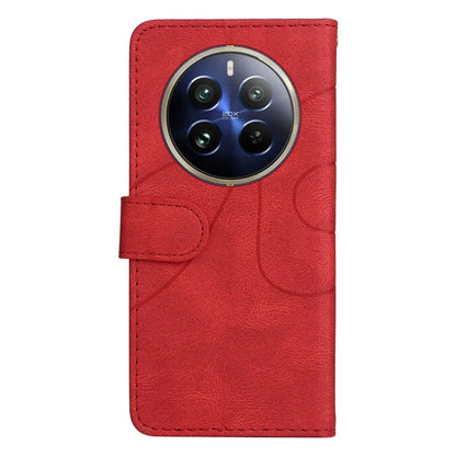 KT Leather Series-1 For Realme 13 Pro 5G / 13 Pro+ 5G / P1 Pro 5G / 12 Pro 5G / 12 Pro+ 5G Leather Case Color Splicing Phone Cover Wallet Stand
