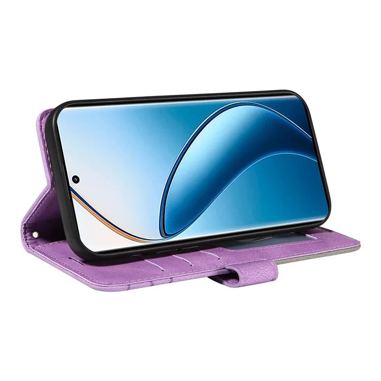 KT Leather Series-1 For Realme 13 Pro 5G / 13 Pro+ 5G / P1 Pro 5G / 12 Pro 5G / 12 Pro+ 5G Leather Case Color Splicing Phone Cover Wallet Stand