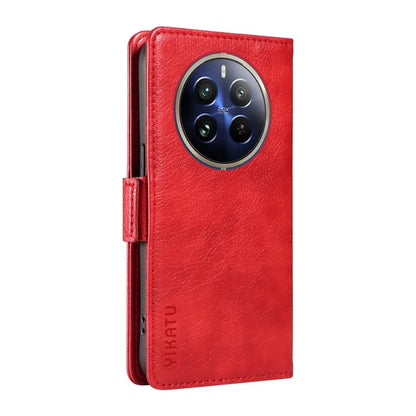 YIKATU YK-007 For Realme 13 Pro 5G / 13 Pro+ 5G / P1 Pro 5G / 12 Pro 5G / 12 Pro+ 5G Case Side Buckle PU Leather Phone Cover Litchi Texture