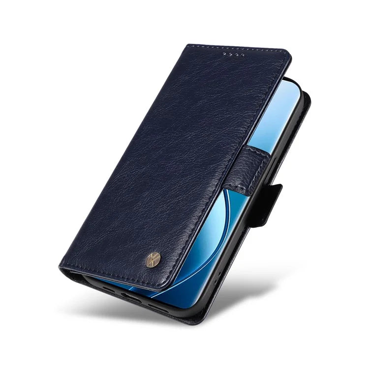 YIKATU YK-007 For Realme 13 Pro 5G / 13 Pro+ 5G / P1 Pro 5G / 12 Pro 5G / 12 Pro+ 5G Case Side Buckle PU Leather Phone Cover Litchi Texture