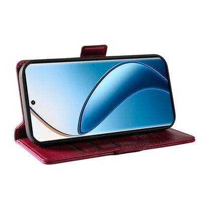 YIKATU YK-007 For Realme 13 Pro 5G / 13 Pro+ 5G / P1 Pro 5G / 12 Pro 5G / 12 Pro+ 5G Case Side Buckle PU Leather Phone Cover Litchi Texture