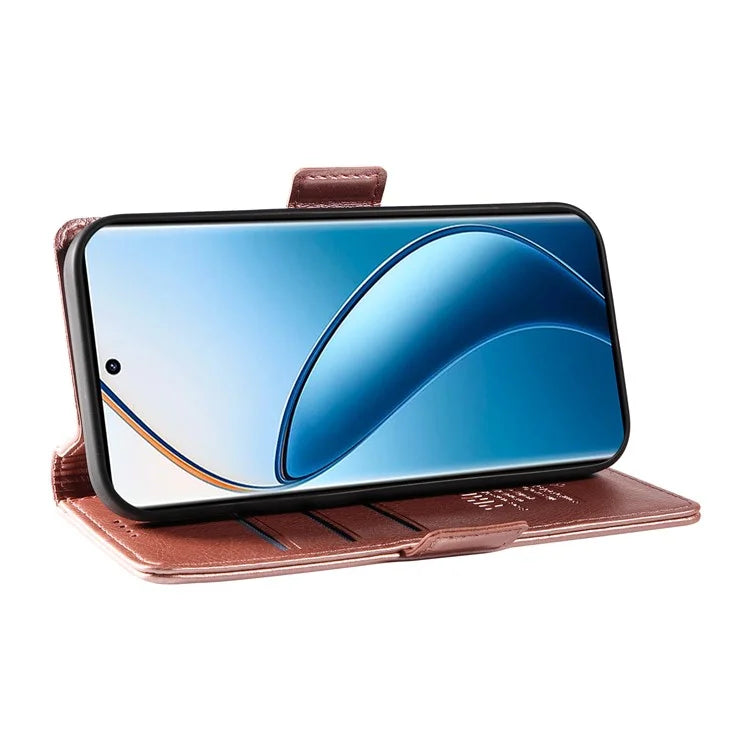 YIKATU YK-007 For Realme 13 Pro 5G / 13 Pro+ 5G / P1 Pro 5G / 12 Pro 5G / 12 Pro+ 5G Case Side Buckle PU Leather Phone Cover Litchi Texture