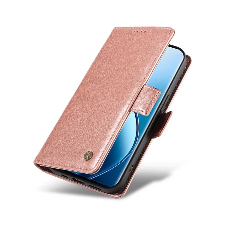 YIKATU YK-007 For Realme 13 Pro 5G / 13 Pro+ 5G / P1 Pro 5G / 12 Pro 5G / 12 Pro+ 5G Case Side Buckle PU Leather Phone Cover Litchi Texture
