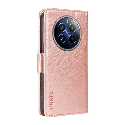 YIKATU YK-007 For Realme 13 Pro 5G / 13 Pro+ 5G / P1 Pro 5G / 12 Pro 5G / 12 Pro+ 5G Case Side Buckle PU Leather Phone Cover Litchi Texture