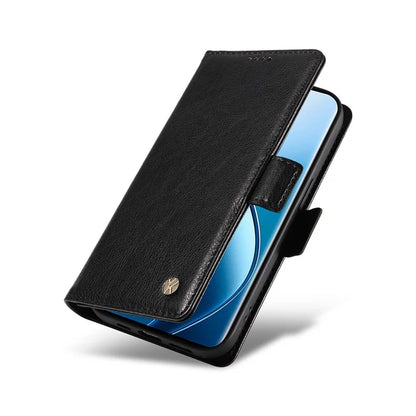 YIKATU YK-007 For Realme 13 Pro 5G / 13 Pro+ 5G / P1 Pro 5G / 12 Pro 5G / 12 Pro+ 5G Case Side Buckle PU Leather Phone Cover Litchi Texture