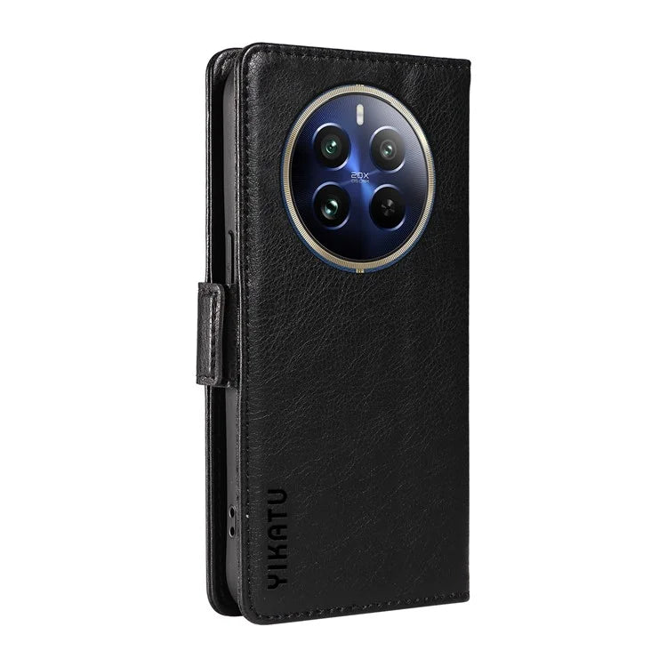 YIKATU YK-007 For Realme 13 Pro 5G / 13 Pro+ 5G / P1 Pro 5G / 12 Pro 5G / 12 Pro+ 5G Case Side Buckle PU Leather Phone Cover Litchi Texture