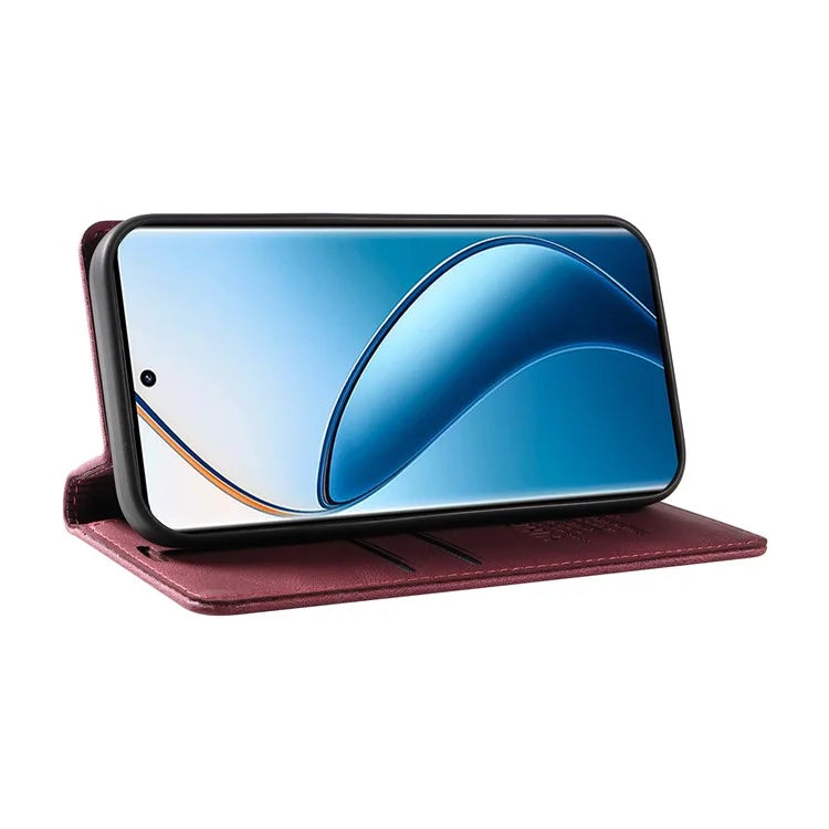 YIKATU YK-004 For Realme 13 Pro 5G / 13 Pro+ 5G / P1 Pro 5G / 12 Pro 5G / 12 Pro+ 5G Case Leather Skin-Touch Phone Cover Magnetic Auto-Absorbed