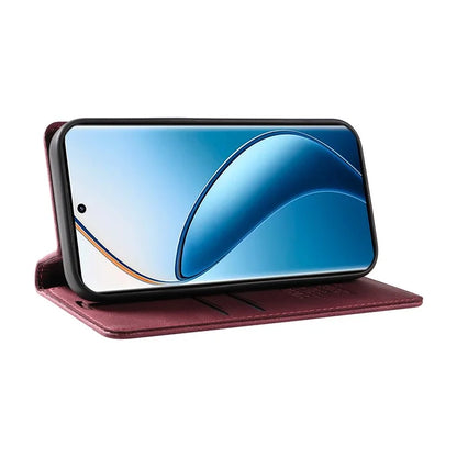 YIKATU YK-004 For Realme 13 Pro 5G / 13 Pro+ 5G / P1 Pro 5G / 12 Pro 5G / 12 Pro+ 5G Case Leather Skin-Touch Phone Cover Magnetic Auto-Absorbed