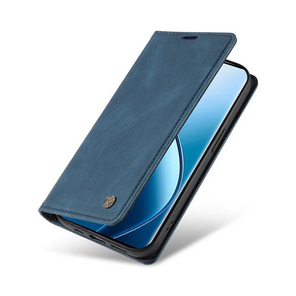 YIKATU YK-004 For Realme 13 Pro 5G / 13 Pro+ 5G / P1 Pro 5G / 12 Pro 5G / 12 Pro+ 5G Case Leather Skin-Touch Phone Cover Magnetic Auto-Absorbed