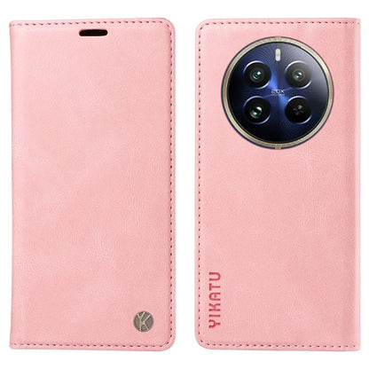 YIKATU YK-004 For Realme 13 Pro 5G / 13 Pro+ 5G / P1 Pro 5G / 12 Pro 5G / 12 Pro+ 5G Case Leather Skin-Touch Phone Cover Magnetic Auto-Absorbed