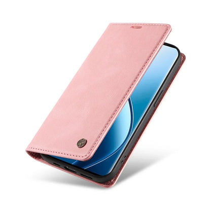 YIKATU YK-004 For Realme 13 Pro 5G / 13 Pro+ 5G / P1 Pro 5G / 12 Pro 5G / 12 Pro+ 5G Case Leather Skin-Touch Phone Cover Magnetic Auto-Absorbed