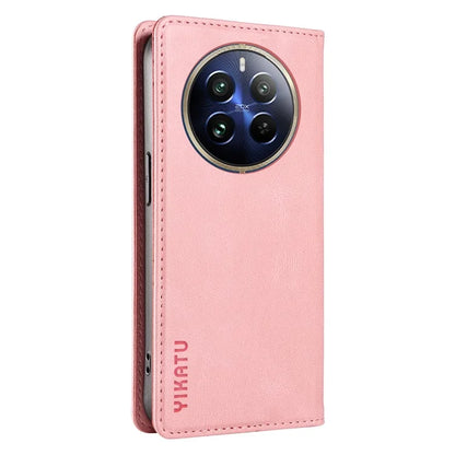 YIKATU YK-004 For Realme 13 Pro 5G / 13 Pro+ 5G / P1 Pro 5G / 12 Pro 5G / 12 Pro+ 5G Case Leather Skin-Touch Phone Cover Magnetic Auto-Absorbed