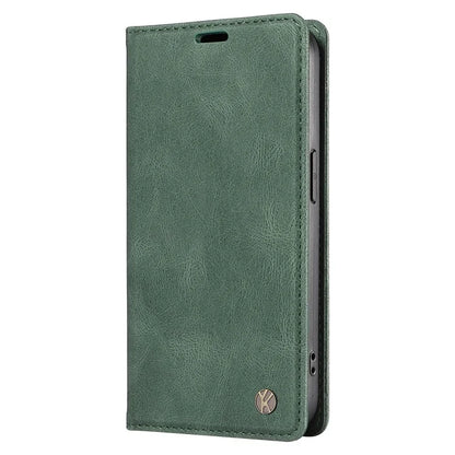 YIKATU YK-004 For Realme 13 Pro 5G / 13 Pro+ 5G / P1 Pro 5G / 12 Pro 5G / 12 Pro+ 5G Case Leather Skin-Touch Phone Cover Magnetic Auto-Absorbed