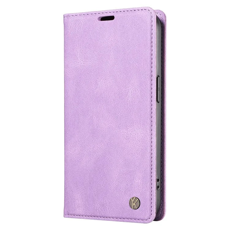 YIKATU YK-004 For Realme 13 Pro 5G / 13 Pro+ 5G / P1 Pro 5G / 12 Pro 5G / 12 Pro+ 5G Case Leather Skin-Touch Phone Cover Magnetic Auto-Absorbed