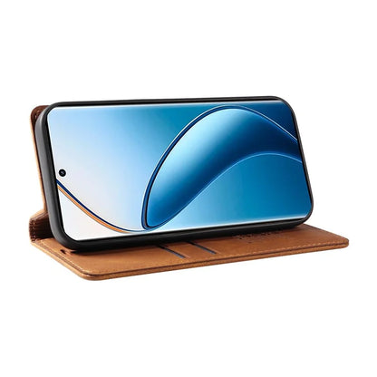 YIKATU YK-004 For Realme 13 Pro 5G / 13 Pro+ 5G / P1 Pro 5G / 12 Pro 5G / 12 Pro+ 5G Case Leather Skin-Touch Phone Cover Magnetic Auto-Absorbed
