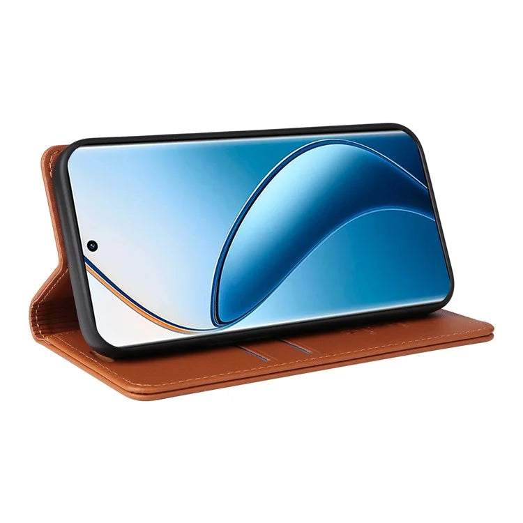 YIKATU YK-001 For Realme 13 Pro 5G / 13 Pro+ 5G / P1 Pro 5G / 12 Pro 5G / 12 Pro+ 5G Case Stand Leather Phone Cover Strong Magnetic Closure