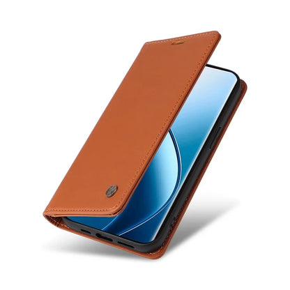 YIKATU YK-001 For Realme 13 Pro 5G / 13 Pro+ 5G / P1 Pro 5G / 12 Pro 5G / 12 Pro+ 5G Case Stand Leather Phone Cover Strong Magnetic Closure