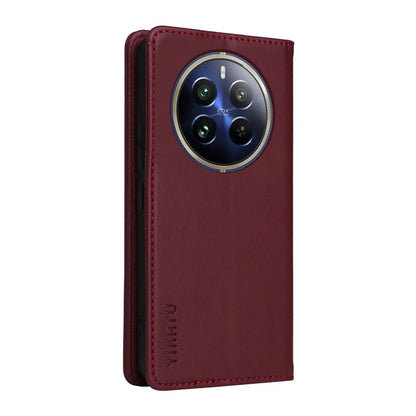YIKATU YK-001 For Realme 13 Pro 5G / 13 Pro+ 5G / P1 Pro 5G / 12 Pro 5G / 12 Pro+ 5G Case Stand Leather Phone Cover Strong Magnetic Closure