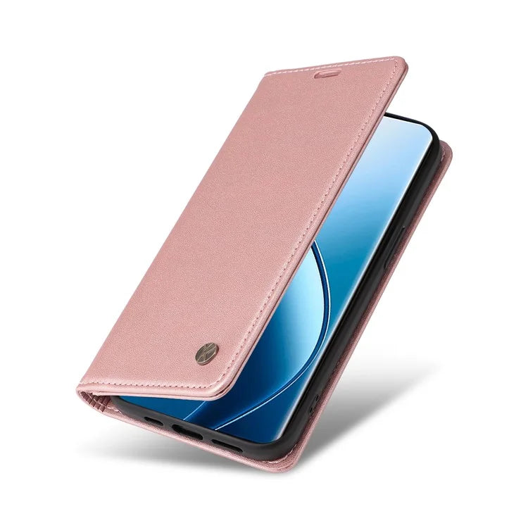 YIKATU YK-001 For Realme 13 Pro 5G / 13 Pro+ 5G / P1 Pro 5G / 12 Pro 5G / 12 Pro+ 5G Case Stand Leather Phone Cover Strong Magnetic Closure