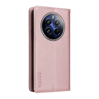 YIKATU YK-001 For Realme 13 Pro 5G / 13 Pro+ 5G / P1 Pro 5G / 12 Pro 5G / 12 Pro+ 5G Case Stand Leather Phone Cover Strong Magnetic Closure