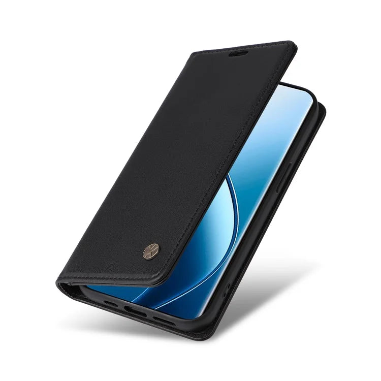 YIKATU YK-001 For Realme 13 Pro 5G / 13 Pro+ 5G / P1 Pro 5G / 12 Pro 5G / 12 Pro+ 5G Case Stand Leather Phone Cover Strong Magnetic Closure