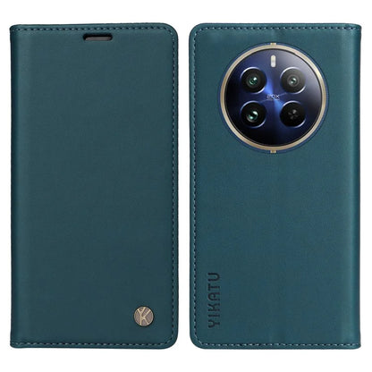 YIKATU YK-001 For Realme 13 Pro 5G / 13 Pro+ 5G / P1 Pro 5G / 12 Pro 5G / 12 Pro+ 5G Case Stand Leather Phone Cover Strong Magnetic Closure