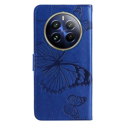 KT Imprinting Flower Series-2 For Realme 13 Pro 5G / 13 Pro+ 5G / P1 Pro 5G / 12 Pro 5G / 12 Pro+ 5G Case Butterfly Leather Phone Cover