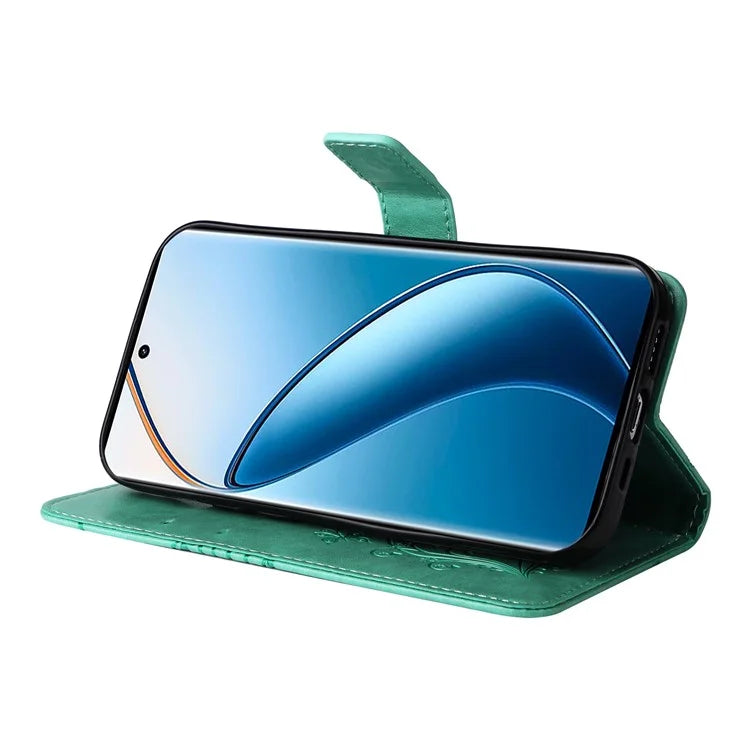 KT Imprinting Flower Series-2 For Realme 13 Pro 5G / 13 Pro+ 5G / P1 Pro 5G / 12 Pro 5G / 12 Pro+ 5G Case Butterfly Leather Phone Cover
