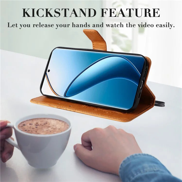 KT Imprinting Flower Series-2 For Realme 13 Pro 5G / 13 Pro+ 5G / P1 Pro 5G / 12 Pro 5G / 12 Pro+ 5G Case Butterfly Leather Phone Cover