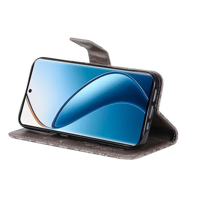 KT Imprinting Flower Series-1 For Realme 13 Pro 5G / 13 Pro+ 5G / P1 Pro 5G / 12 Pro 5G / 12 Pro+ 5G Case Sunflower Leather Wallet Phone Cover