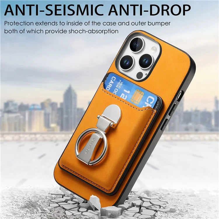 For iPhone 16 Pro Max Case Compatible with MagSafe Skin-Touch Cover with Card Bag Kickstand