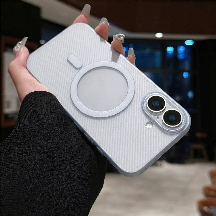 For iPhone 16 Plus Case Compatible with MagSafe Matte PP Ultra-Thin Phone Cover