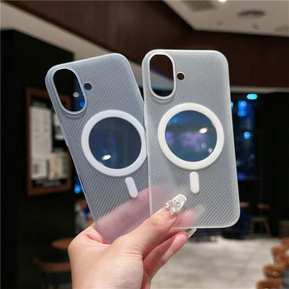 For iPhone 16 Plus Case Compatible with MagSafe Matte PP Ultra-Thin Phone Cover