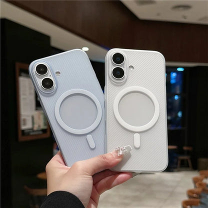 For iPhone 16 Plus Case Compatible with MagSafe Matte PP Ultra-Thin Phone Cover