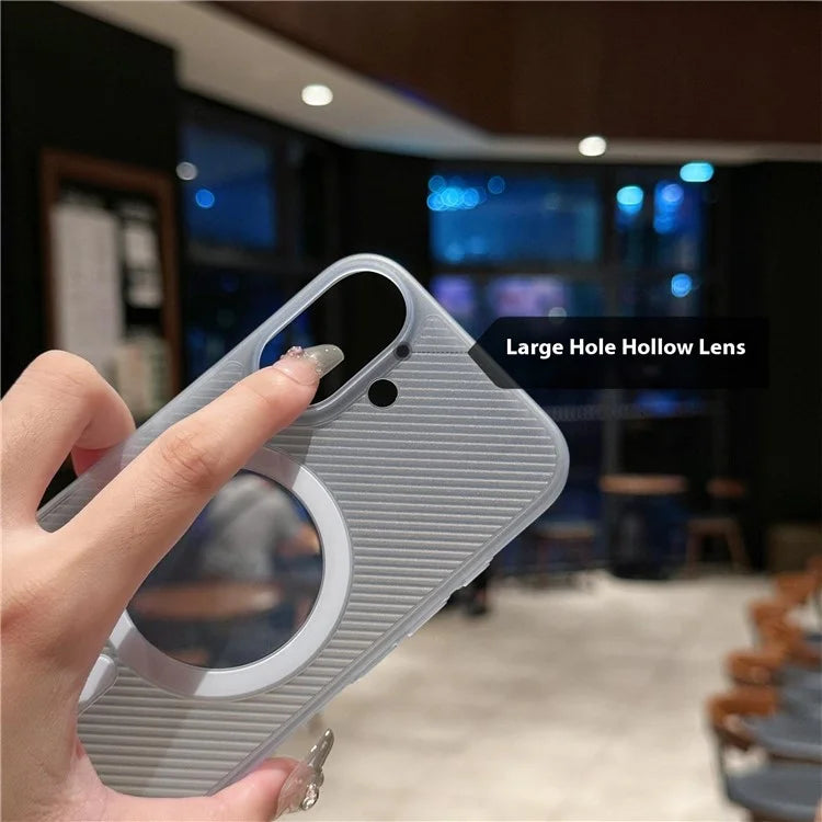 For iPhone 16 Plus Case Compatible with MagSafe Matte PP Ultra-Thin Phone Cover