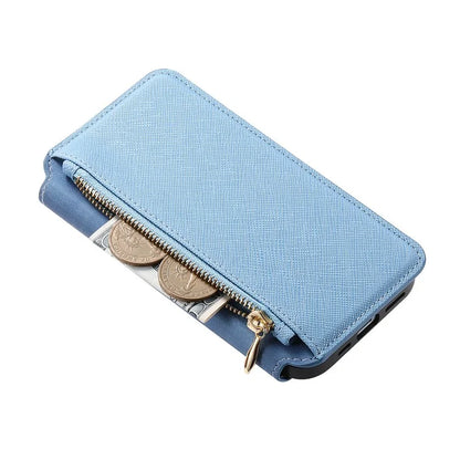 CASENEO For iPhone 16 Pro Max Case Cross Texture Leather Detachable Magnetic Phone Cover