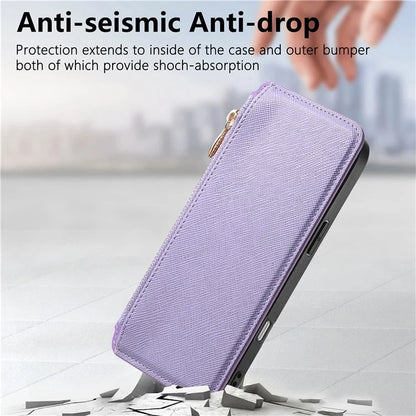 CASENEO For iPhone 16 Pro Max Case Cross Texture Leather Detachable Magnetic Phone Cover