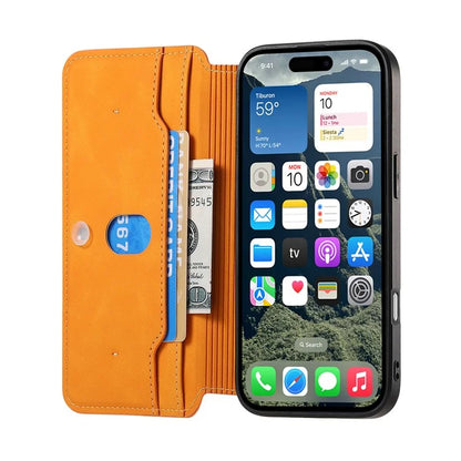 CASENEO For iPhone 16 Pro Max Case Cross Texture Leather Detachable Magnetic Phone Cover