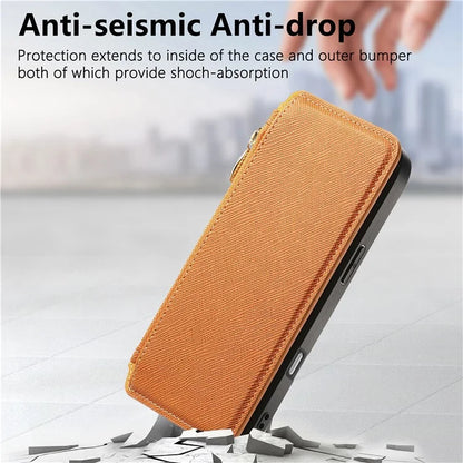 CASENEO For iPhone 16 Pro Max Case Cross Texture Leather Detachable Magnetic Phone Cover