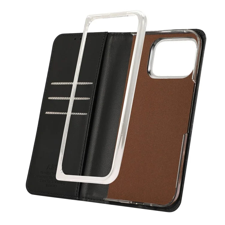 ABEEL For Google Pixel 9 Pro Fold 5G Phone Case RFID Blocking Leather Flip Cover
