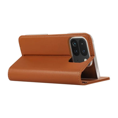 ABEEL For Google Pixel 9 Pro Fold 5G Phone Case RFID Blocking Leather Flip Cover
