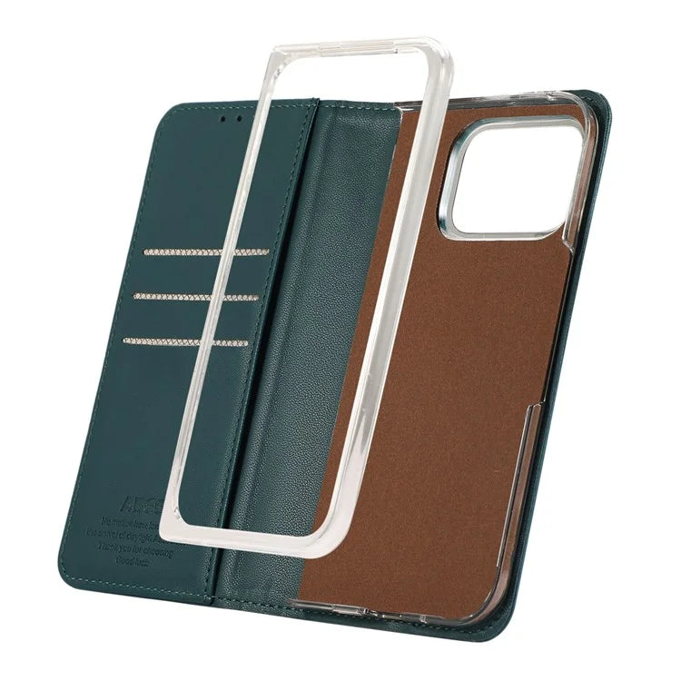 ABEEL For Google Pixel 9 Pro Fold 5G Phone Case RFID Blocking Leather Flip Cover
