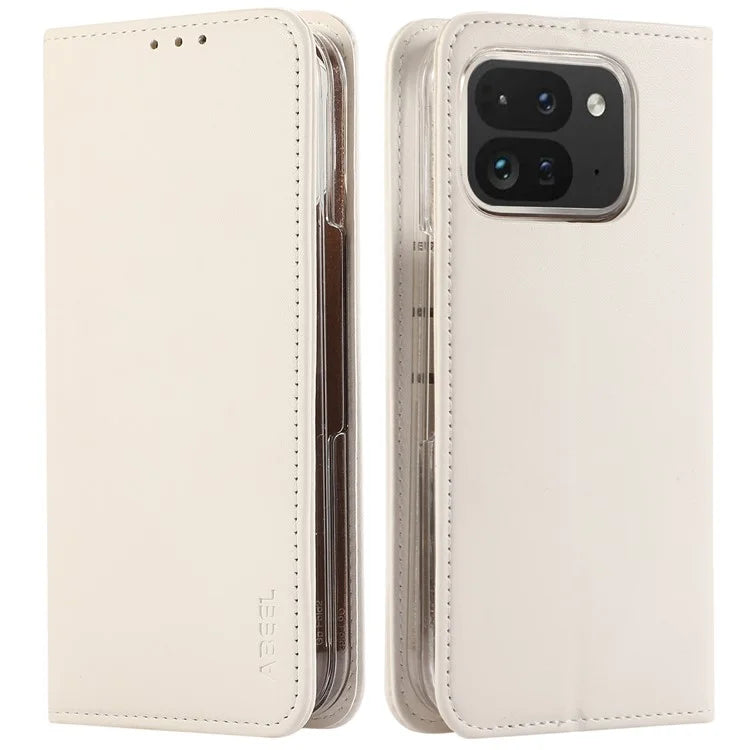 ABEEL For Google Pixel 9 Pro Fold 5G Phone Case RFID Blocking Leather Flip Cover