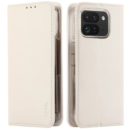 ABEEL For Google Pixel 9 Pro Fold 5G Phone Case RFID Blocking Leather Flip Cover