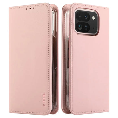 ABEEL For Google Pixel 9 Pro Fold 5G Phone Case RFID Blocking Leather Flip Cover