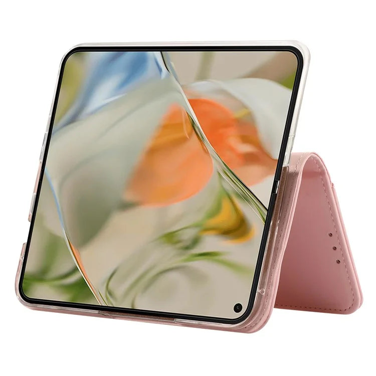 ABEEL For Google Pixel 9 Pro Fold 5G Phone Case RFID Blocking Leather Flip Cover