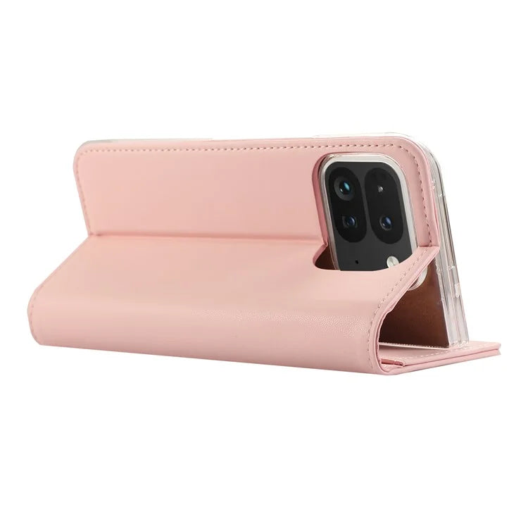 ABEEL For Google Pixel 9 Pro Fold 5G Phone Case RFID Blocking Leather Flip Cover